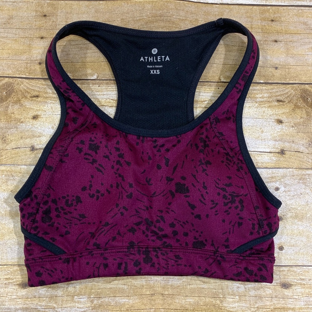 🦙Athleta Floral Garden Double Dare Sports Bra🦙